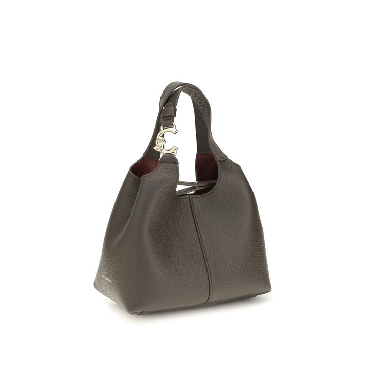 Coccinelle Brown Calf Leather Bos Taurus Handbag