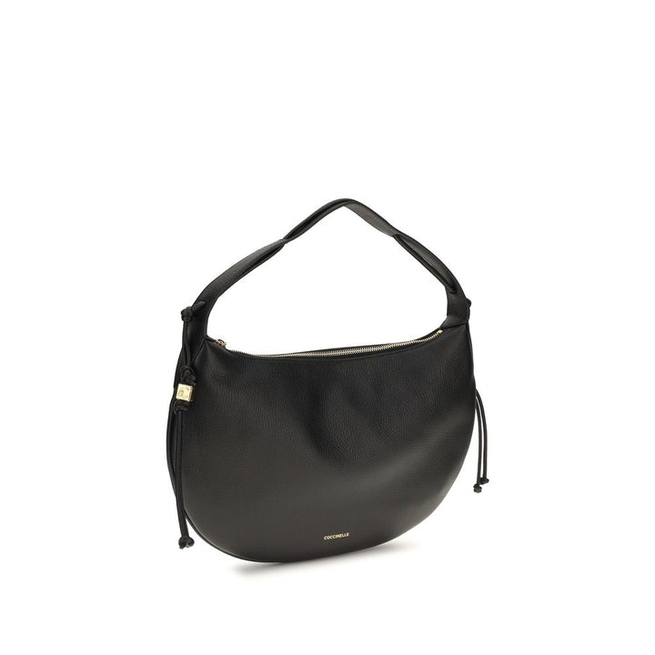 Coccinelle Black Calf Leather Bos Taurus Shoulder Bag