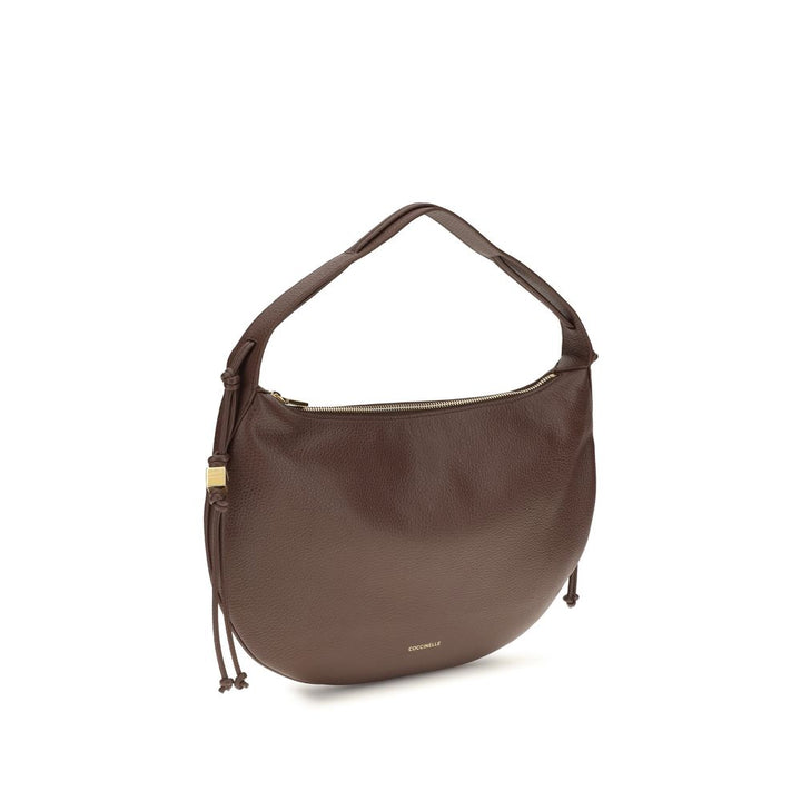 Coccinelle Brown Calf Leather Bos Taurus Shoulder Bag