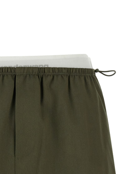Alexander Wang Bicolor Cotton Long Skirt