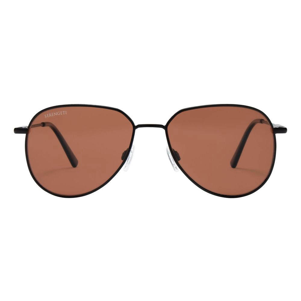 Serengeti Black Plastic Sunglasses