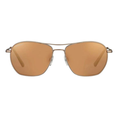 Serengeti Brown Metal Sunglasses