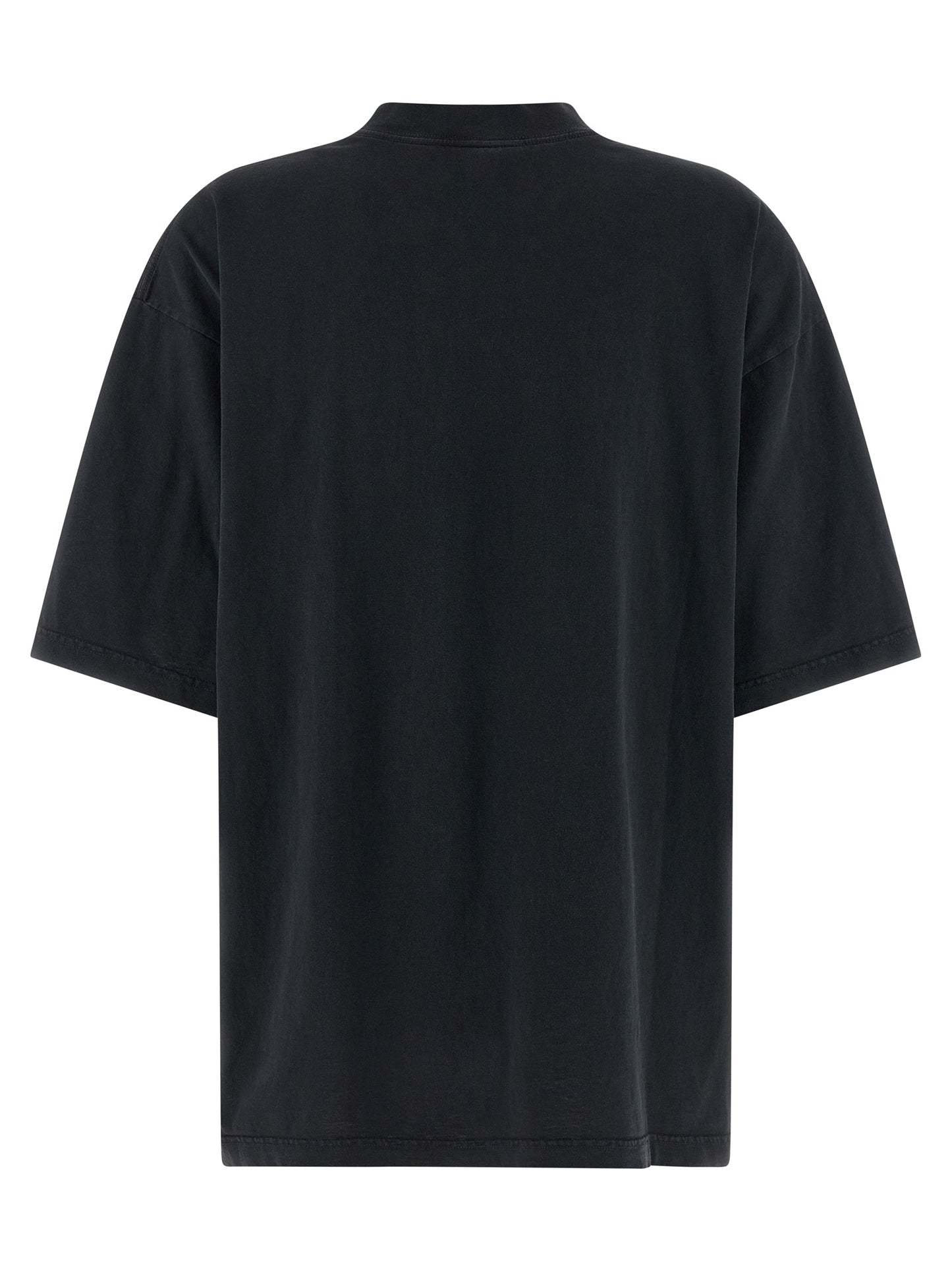 Balenciaga Black Cotton T-Shirt