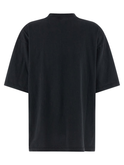 Balenciaga Black Cotton T-Shirt