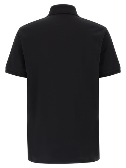 Gucci Black Cotton Polo Shirt