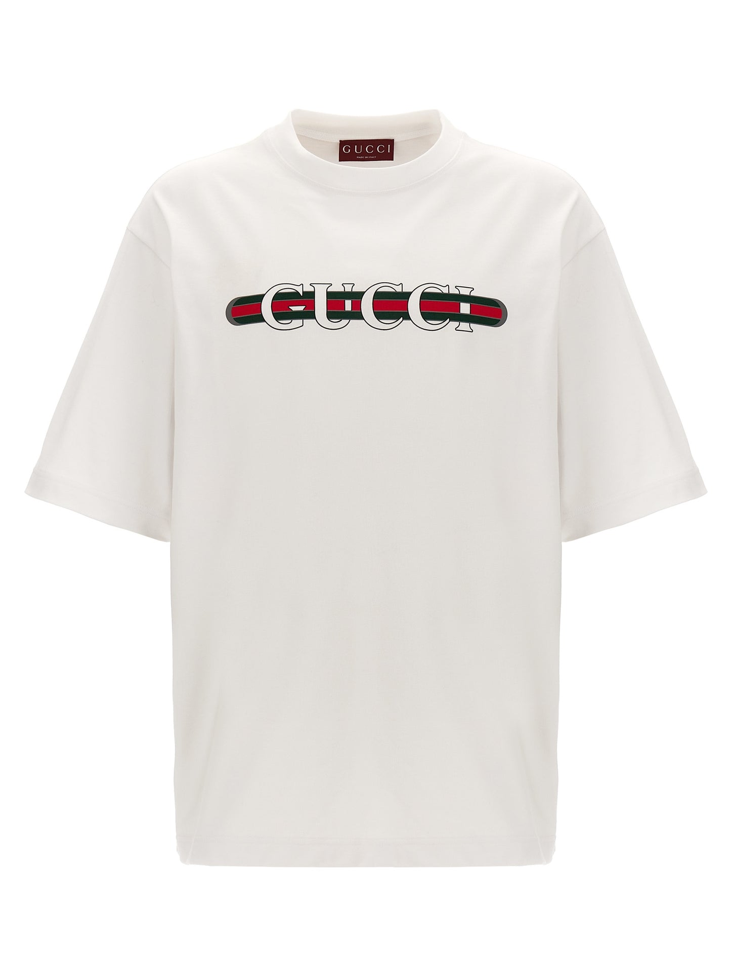 Gucci White Cotton T-Shirt