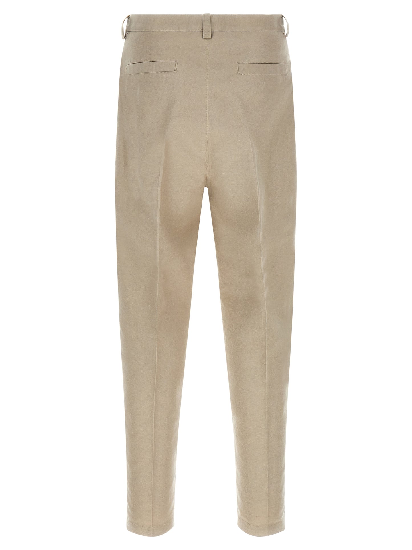 Brunello Cucinelli Brown Cotton Casual Pants