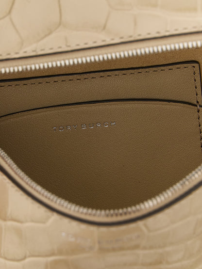 Tory Burch Beige Cowhide Shoulder Bag