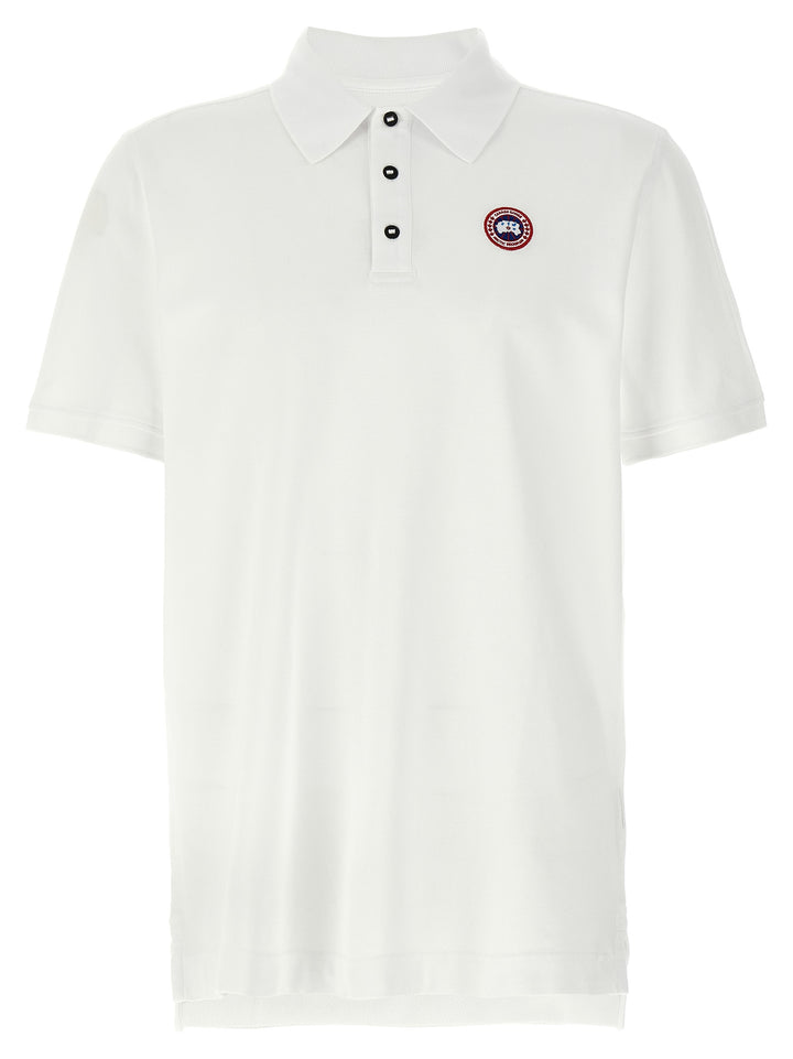 Canada Goose White Cotton Polo Shirt
