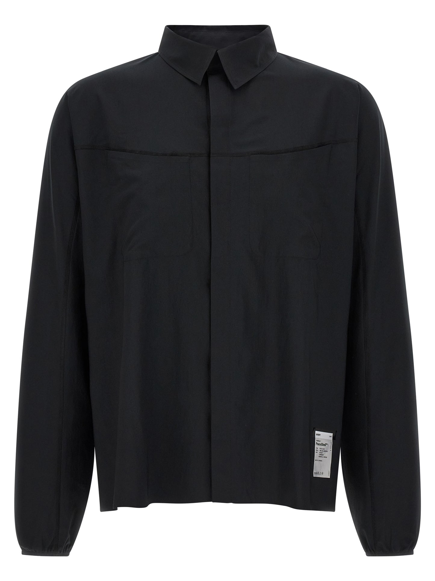 SATISFY Black Polyester Blouse