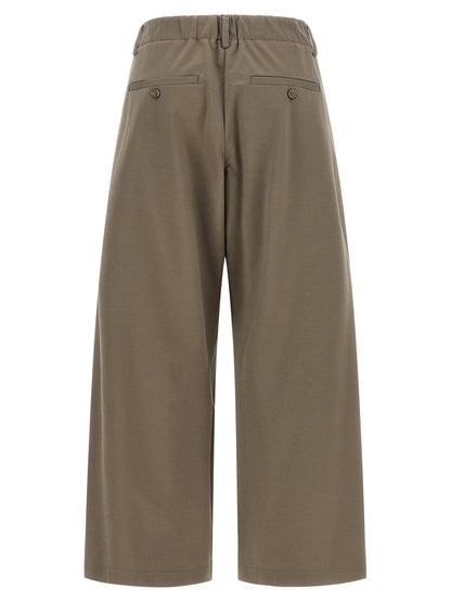 Brunello Cucinelli Gray Cotton Athletic Pants