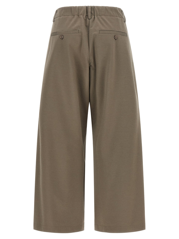 Brunello Cucinelli Gray Cotton Athletic Pants