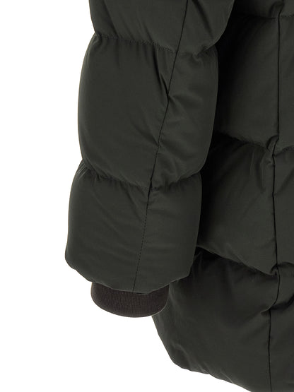 MooRER Bicolor Wool Full-Length Jacket