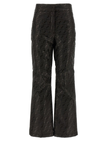 Fendi Brown Cotton Athletic Pants