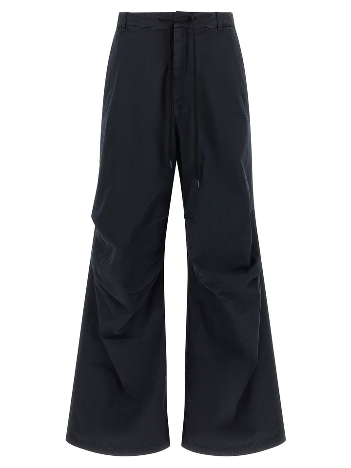 MM6 Maison Margiela Blue Cotton Casual Pants