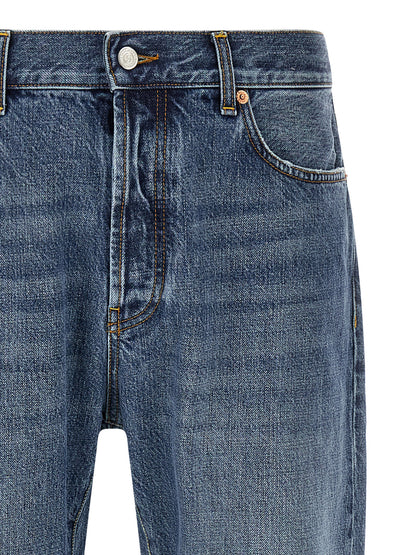 Department 5 Blue Cotton Relaxed Fit Jeans