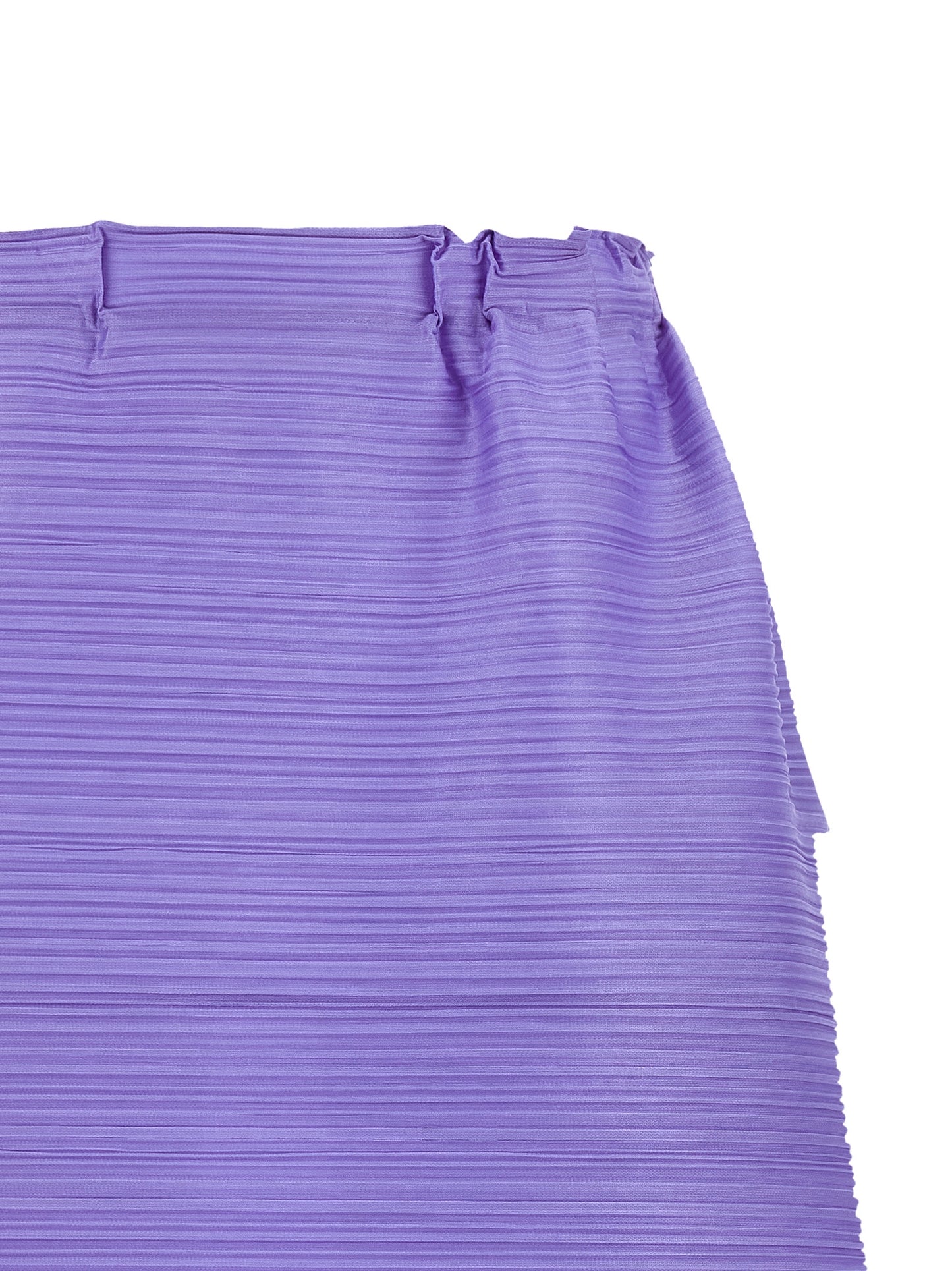 PLEATS PLEASE ISSEY MIYAKE Purple Polyester Midi Skirt