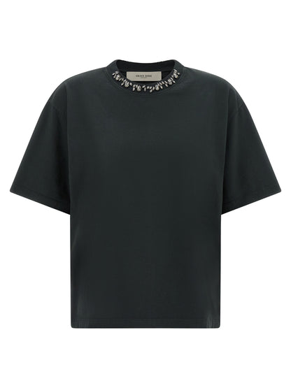 Golden Goose Black Cotton T-Shirt