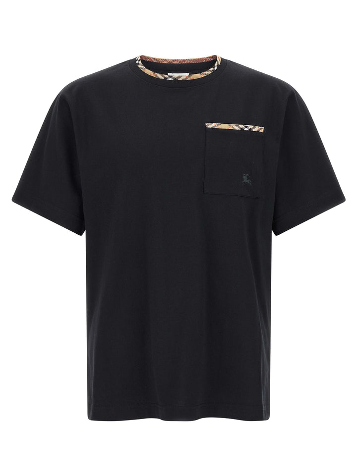 Burberry Black Cotton T-Shirt