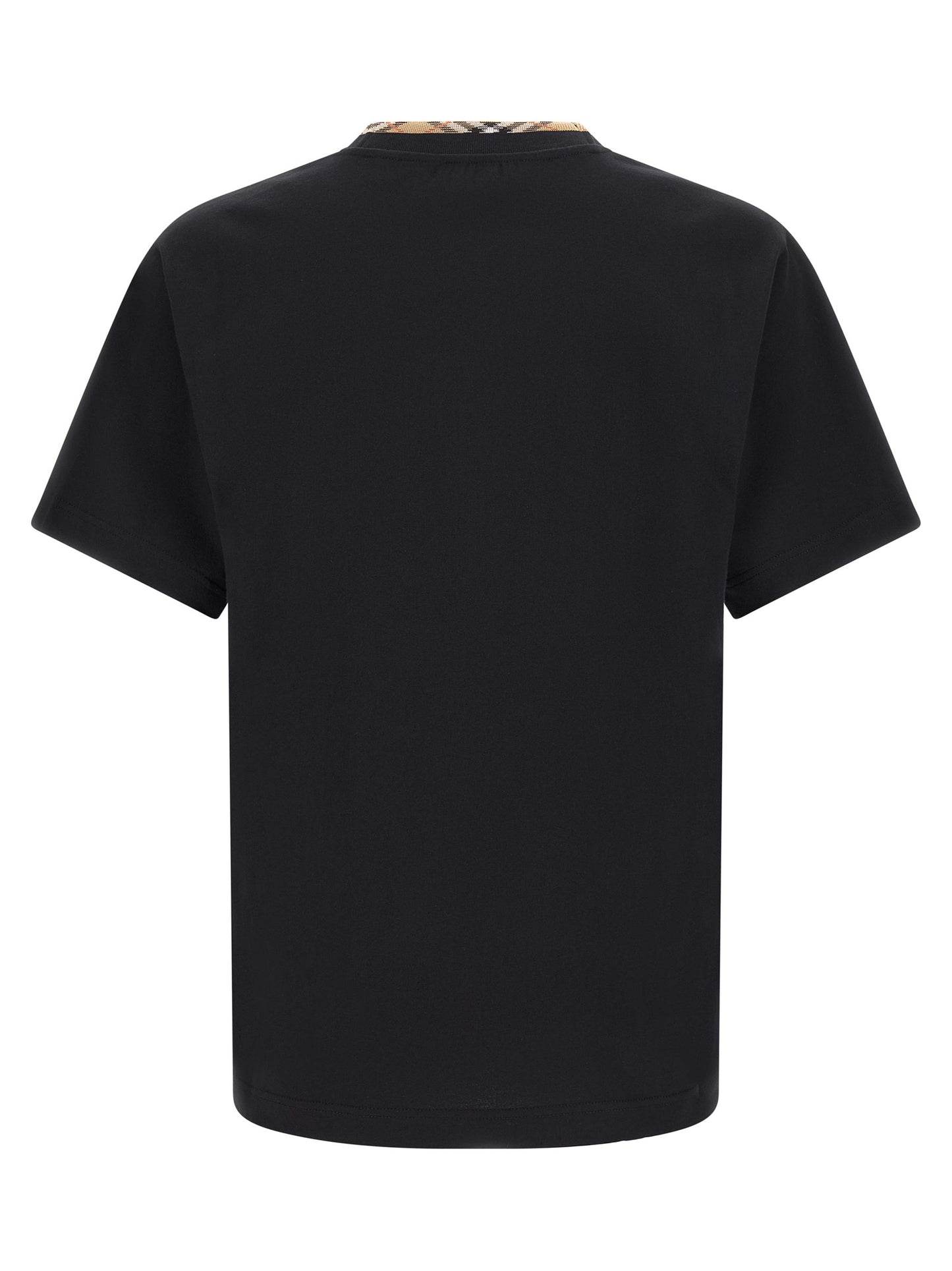 Burberry Black Cotton T-Shirt