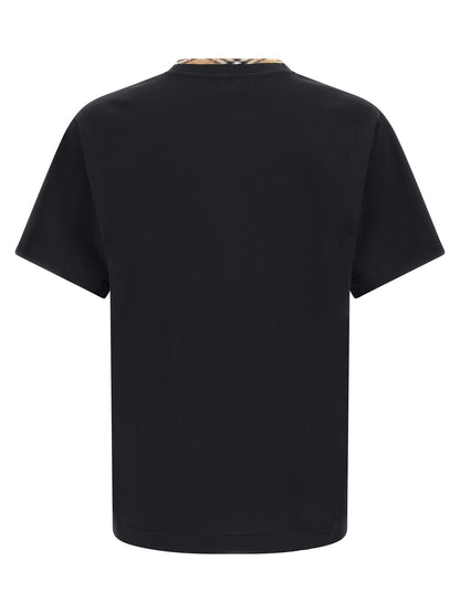 Burberry Black Cotton T-Shirt