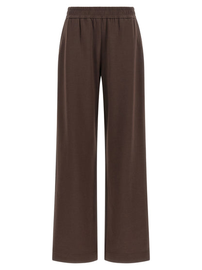 Moncler Brown Cotton Joggers (Workout Pants)