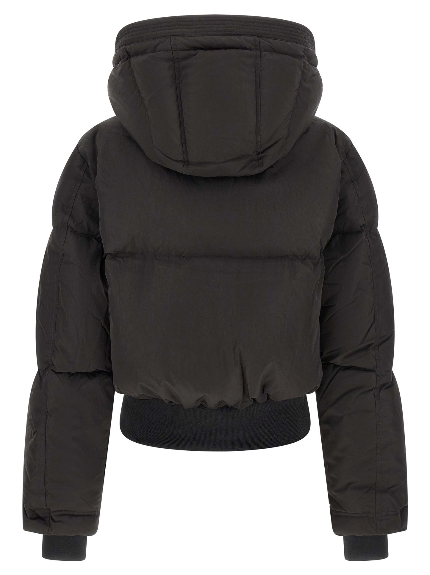 Diesel Black Polyamide Full-Length Jacket