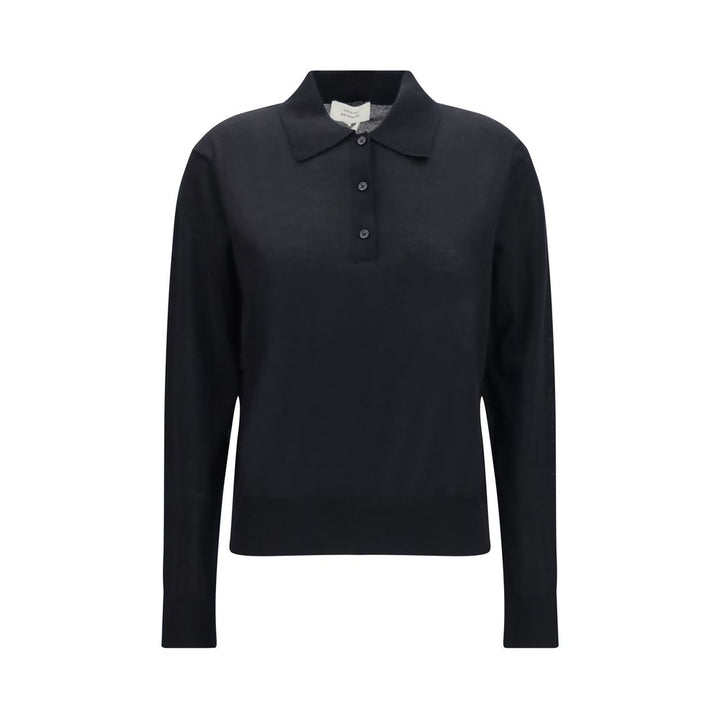 Loulou De Saison Black Cashmere Dress Shirt