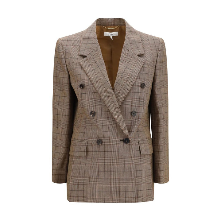 Chloé Beige Wool Oves Aries Blazer