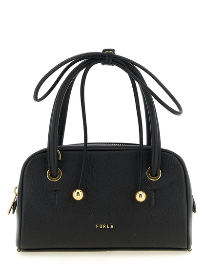 Furla Black Calfskin Handbag