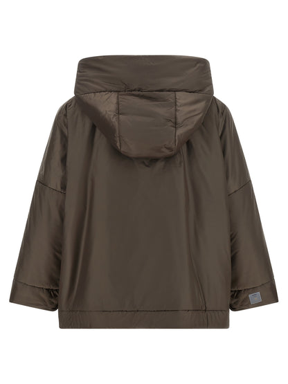 Max Mara Brown Polyester Shell Jacket