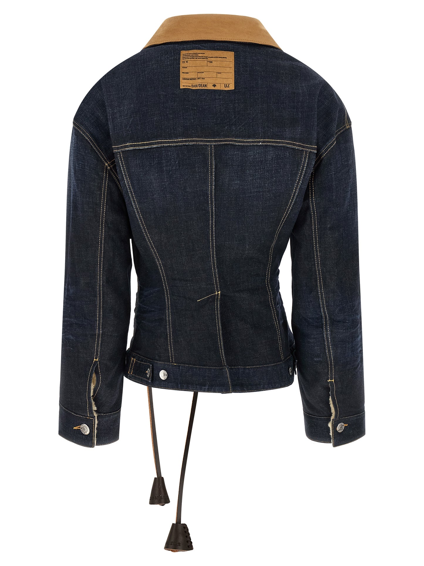 Dsquared² Blue Cotton Denim Jacket