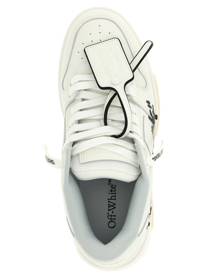Off-White Bicolor Calfskin Athletic Sneakers
