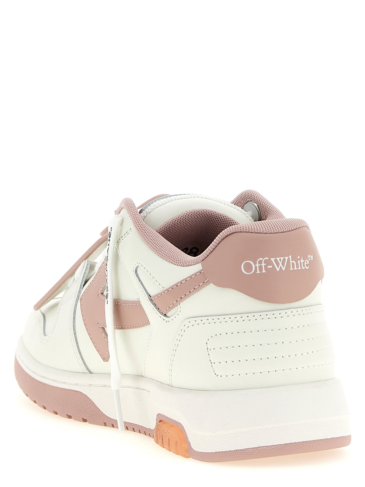 Off-White Multicolor Calfskin Athletic Sneakers