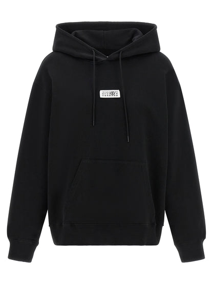 MM6 Maison Margiela Black Cotton Sweatshirt