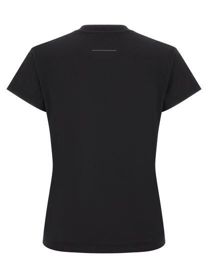 MM6 Maison Margiela Black Cotton T-Shirt