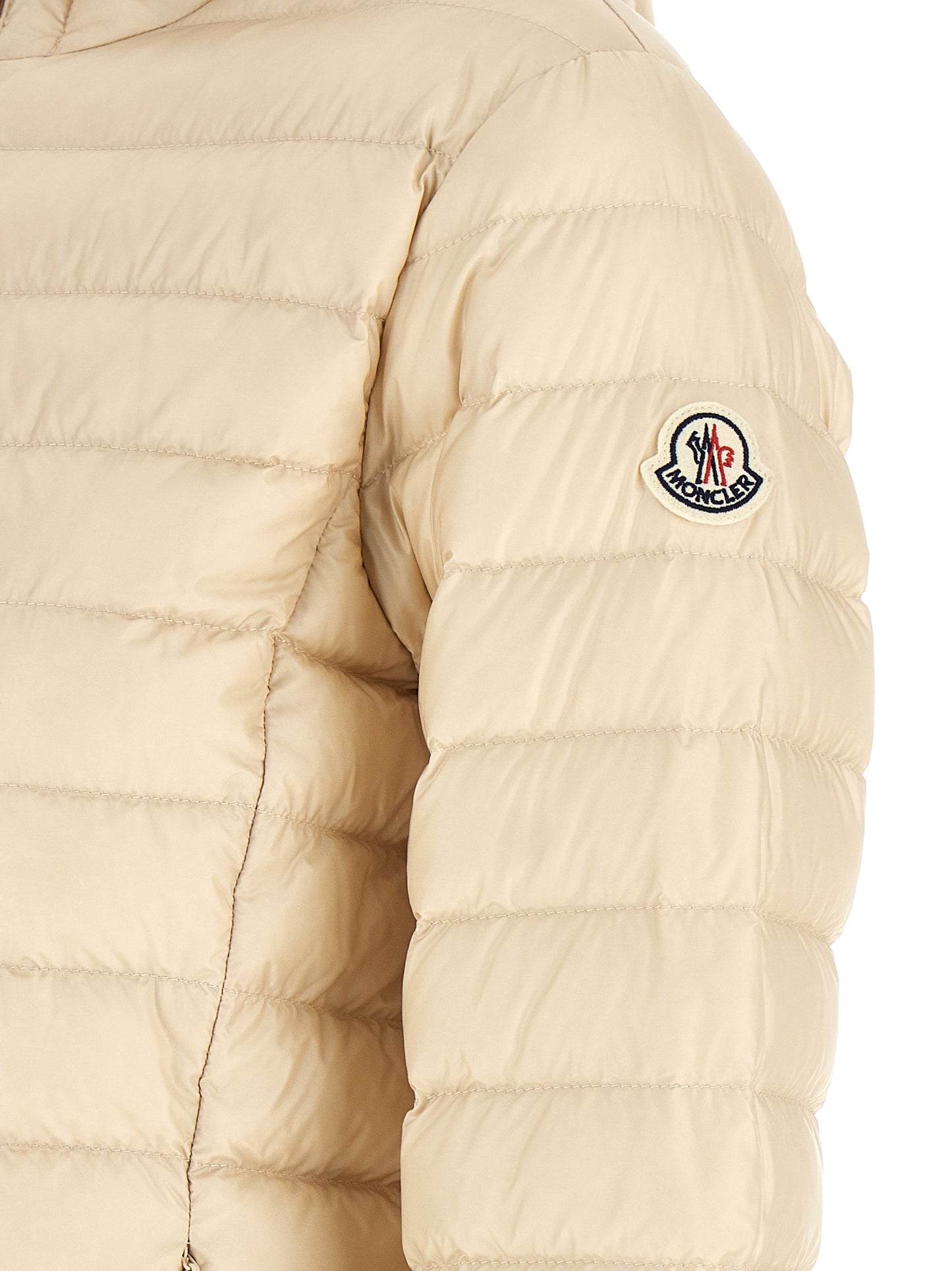 Moncler Beige Polyamide Full-Length Jacket