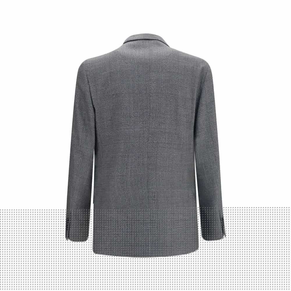 Lardini Gray Wool Oves Aries Blazer
