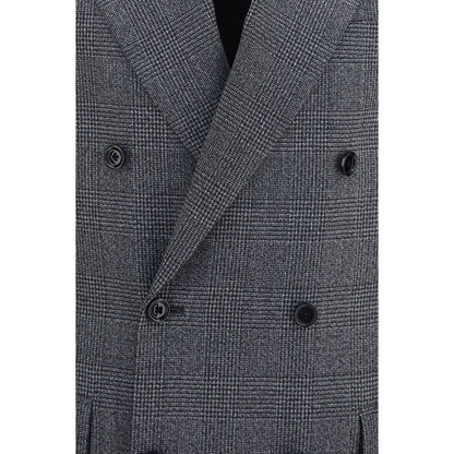 Lardini Gray Wool Oves Aries Blazer