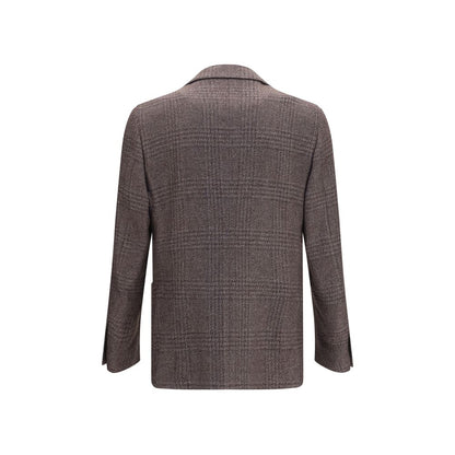 Lardini Brown Wool Oves Aries Blazer