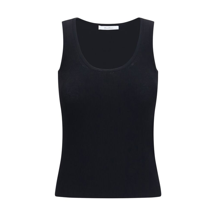 Max Mara Black Viscose Tank Tops