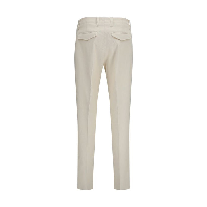 Lardini Beige Viscose Casual Pants