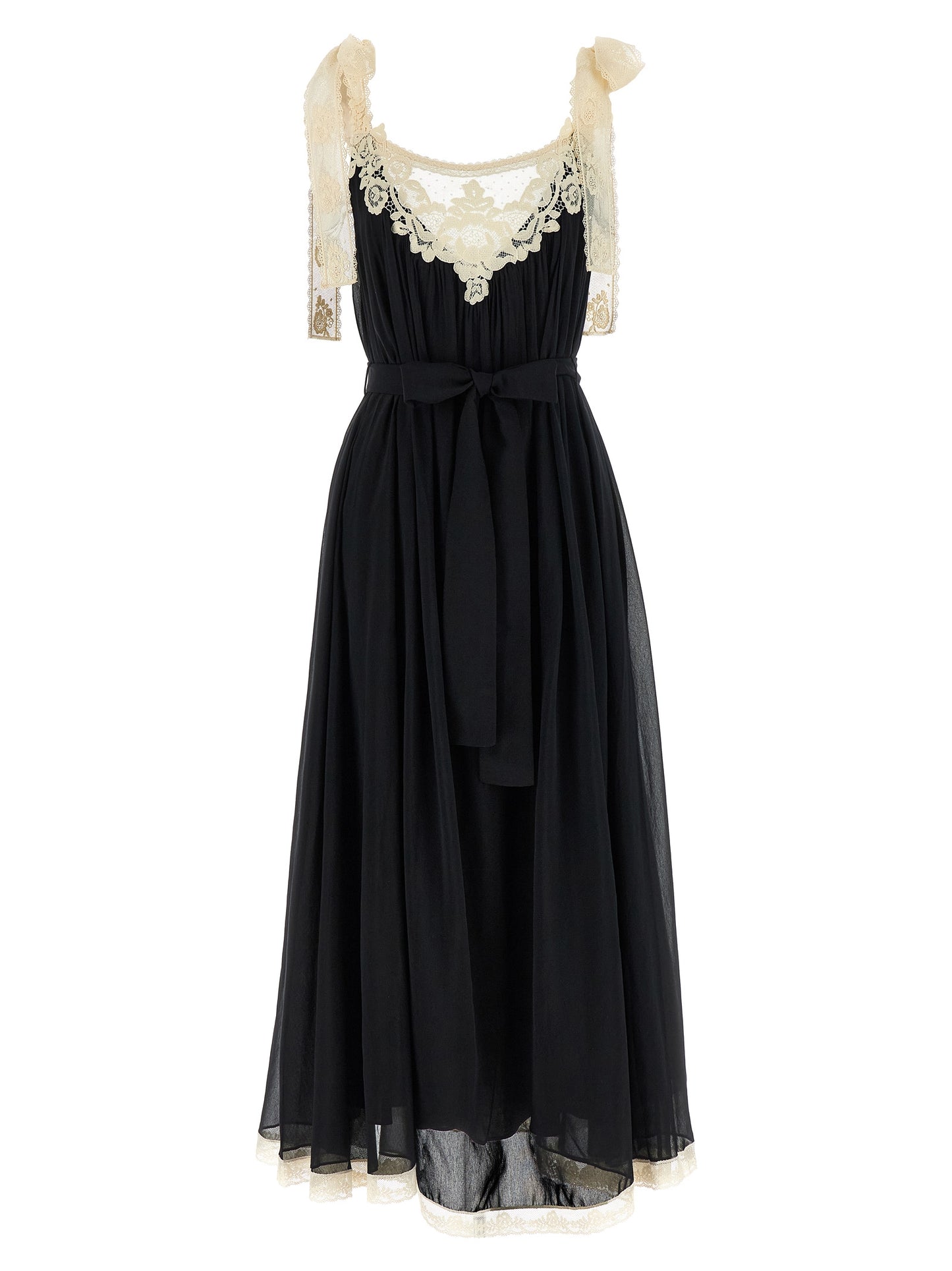 Zimmermann Bicolor Cotton Long Dress