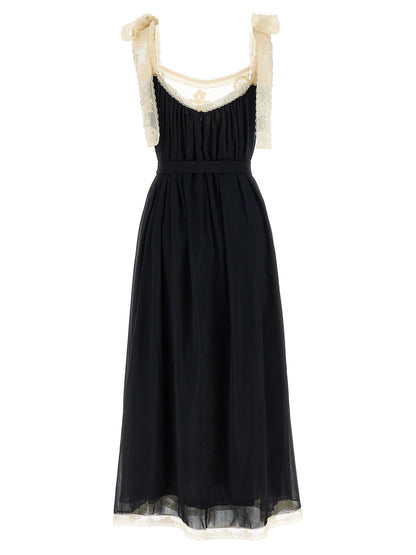 Zimmermann Bicolor Cotton Long Dress