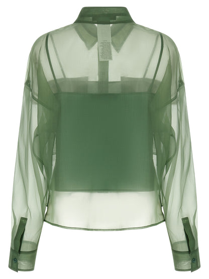Max Mara Bicolor Cotton Blouse