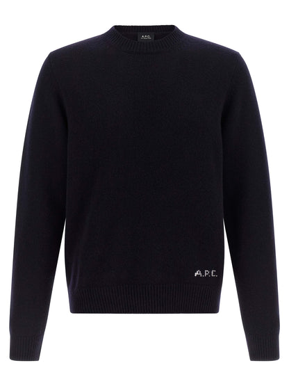 A.P.C. Blue Wool Cardigan