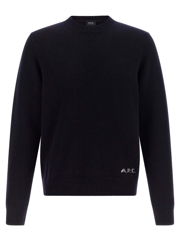 A.P.C. Blue Wool Cardigan
