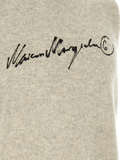 MM6 Maison Margiela Gray Wool Sweatshirt