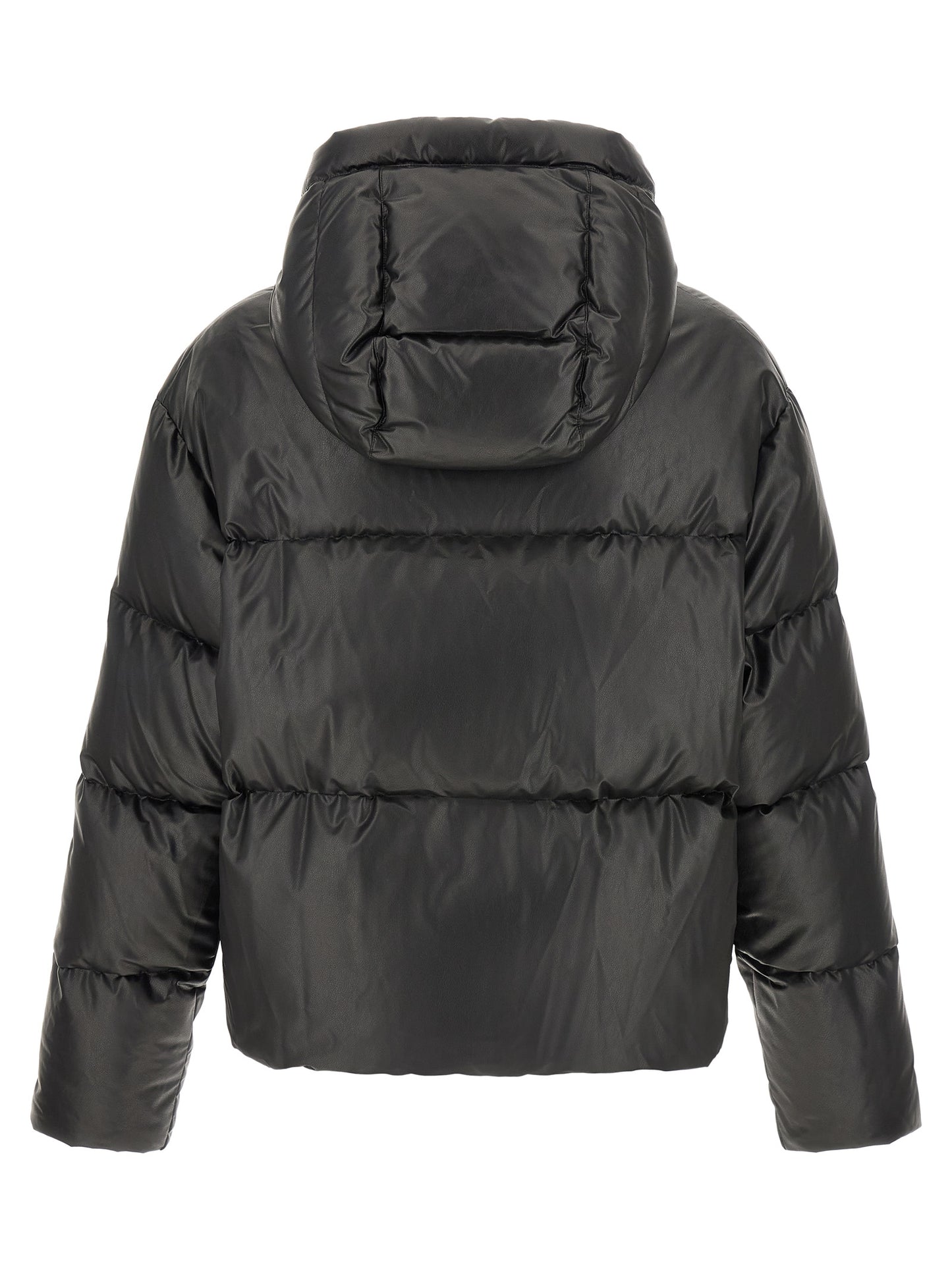 MM6 Maison Margiela Black Polyester Full-Length Jacket