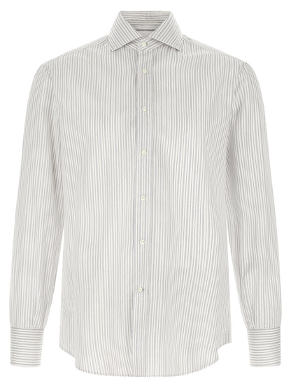 Brunello Cucinelli Blue Cotton Blouse